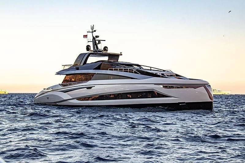 a boat on the water aboard LA VIE Yacht for Sale