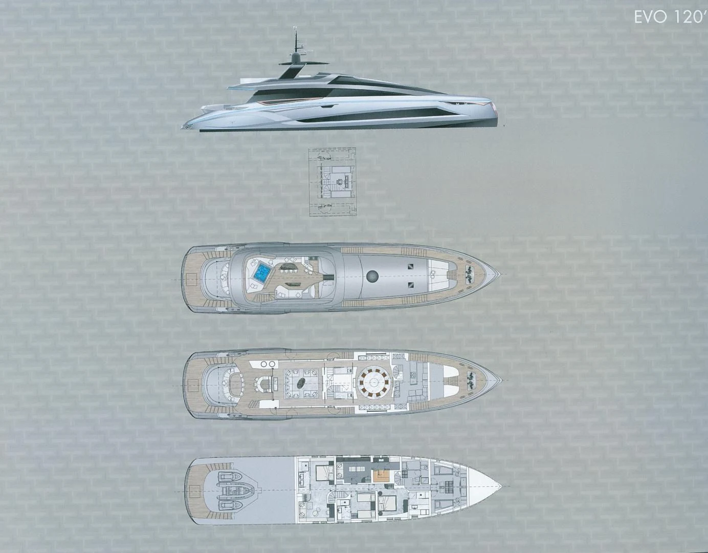 a couple of rectangular electronic devices aboard LA VIE Yacht for Sale