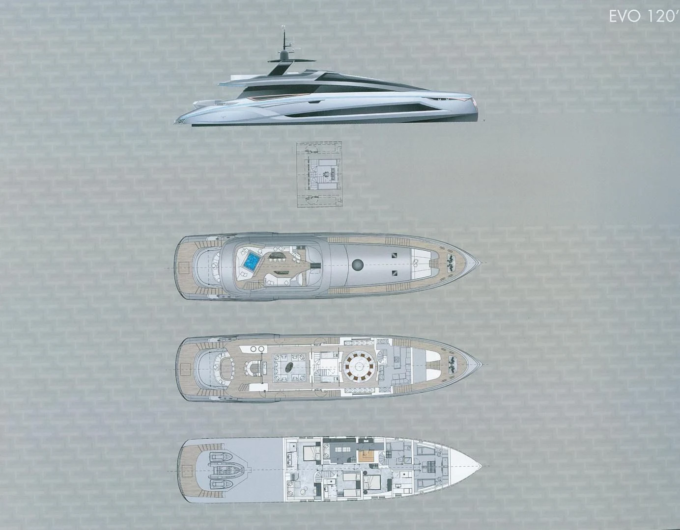 a couple of rectangular electronic devices aboard LA VIE Yacht for Sale