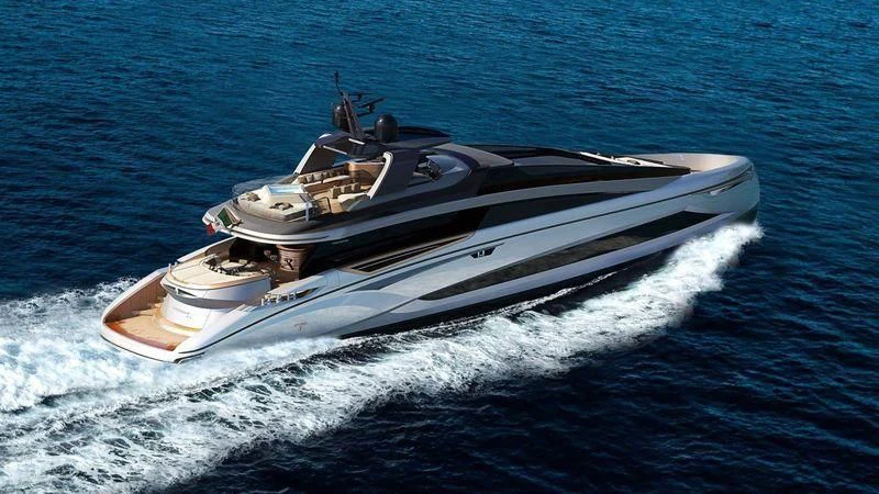 a boat on the water aboard LA VIE Yacht for Sale