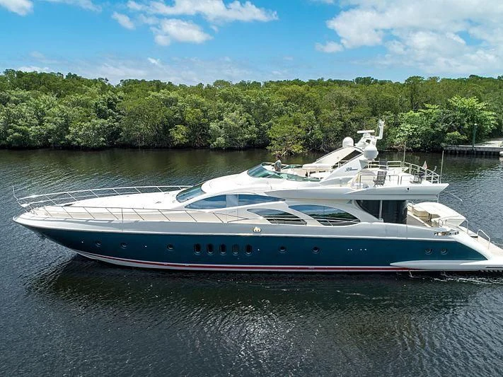 a boat on the water aboard AEGINA Yacht for Sale