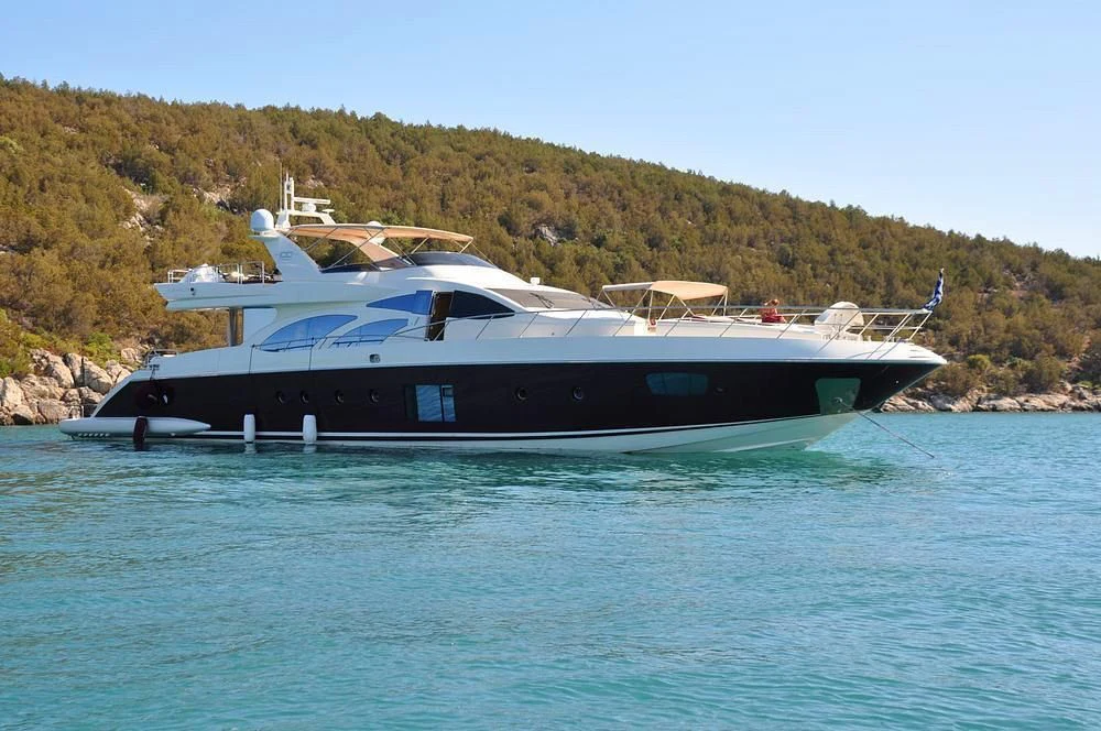 a boat on the water aboard YVONNE Yacht for Sale