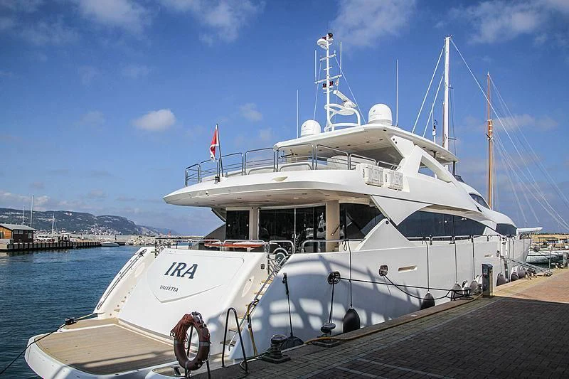 a boat on the water aboard YVONNE Yacht for Sale