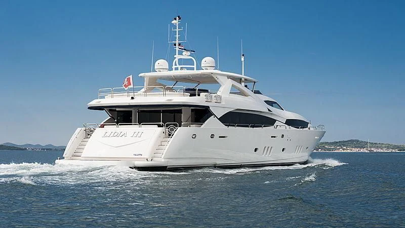 a boat on the water aboard YVONNE Yacht for Sale
