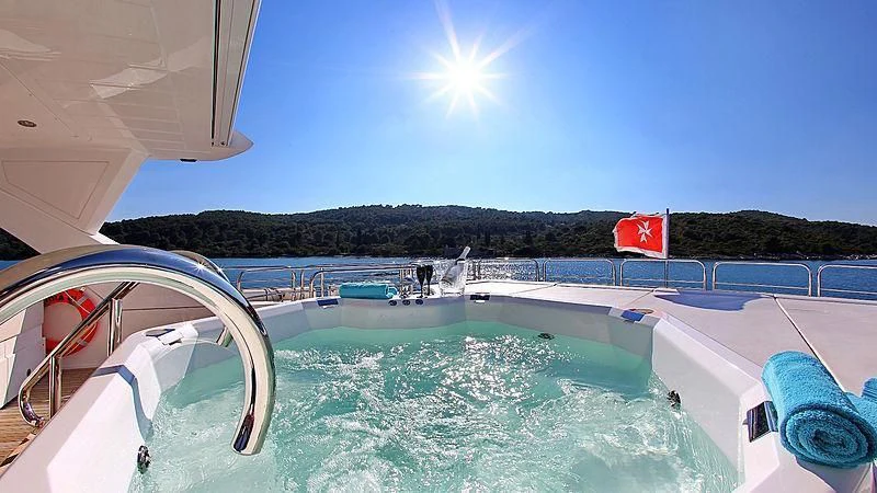 a boat on the water aboard YVONNE Yacht for Sale
