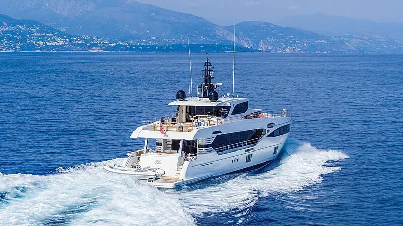 a boat on the water aboard GOLD STAR Yacht for Charter