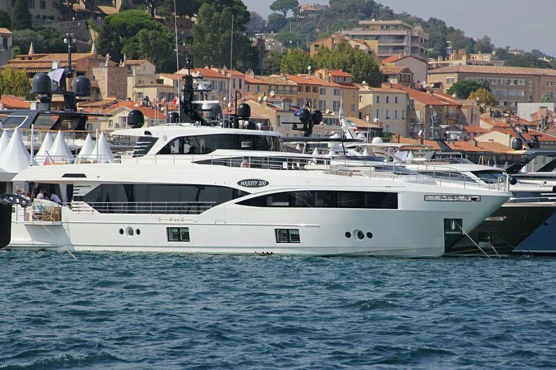 a boat in the water aboard GOLD STAR Yacht for Charter