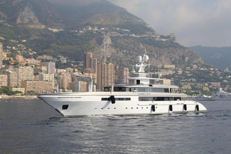 a yacht in the water aboard ETERNITY Yacht for Sale