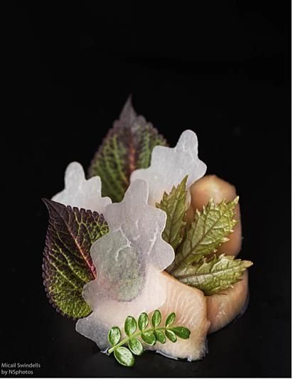 a close-up of a leaf aboard ETERNITY Yacht for Sale