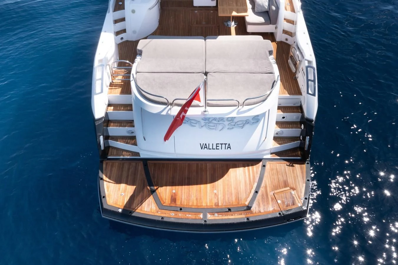 a boat on the water aboard STAR OF SEVEN SEAS Yacht for Sale