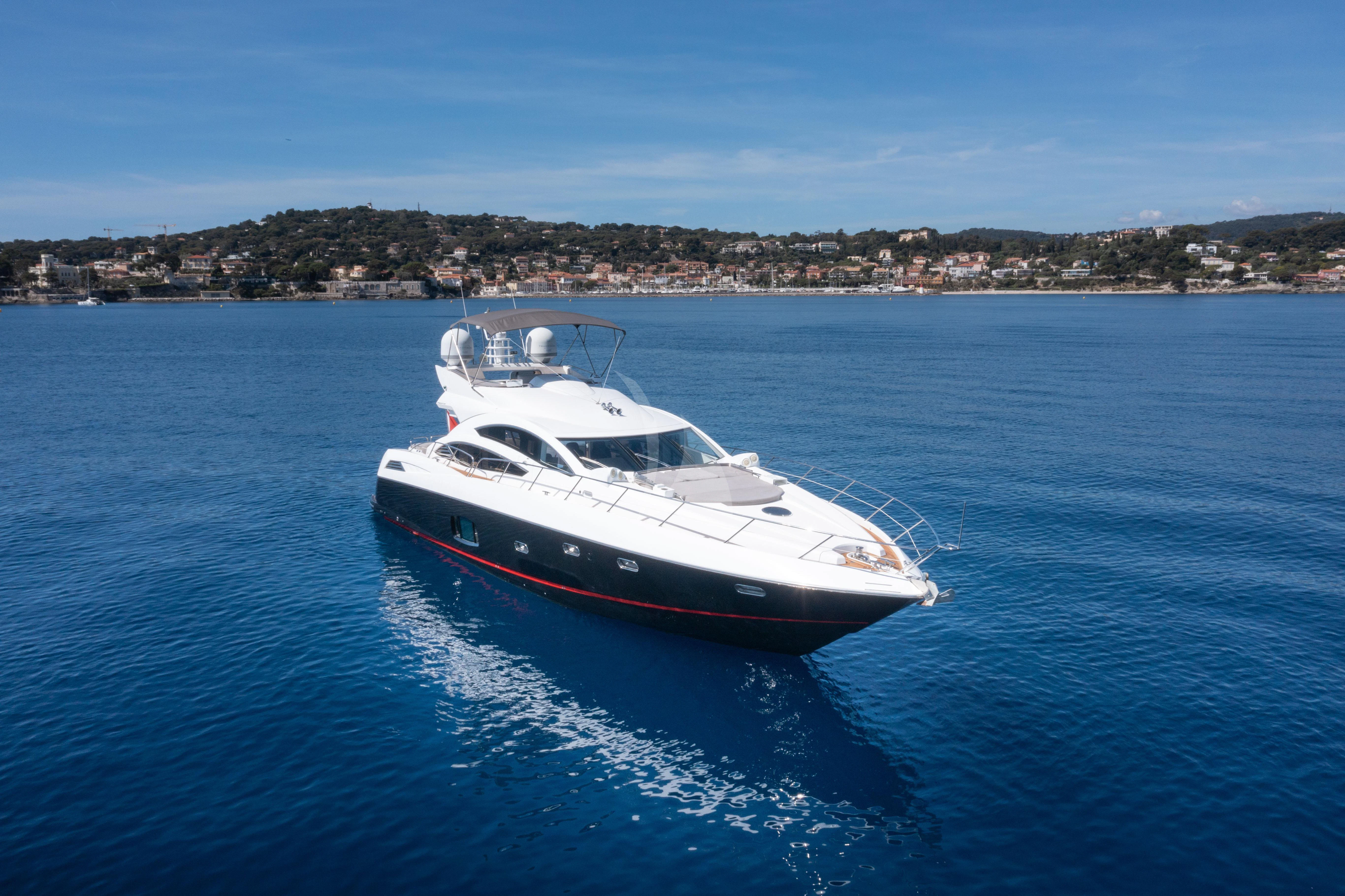 a boat on the water aboard STAR OF SEVEN SEAS Yacht for Sale