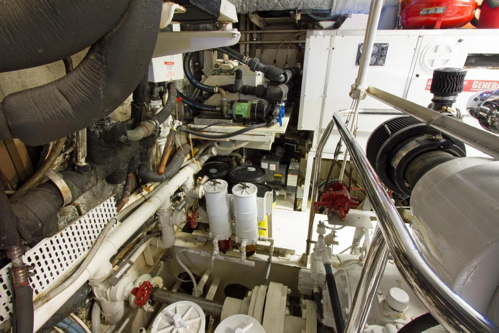 a machine with wires aboard SEA CZAR Yacht for Sale