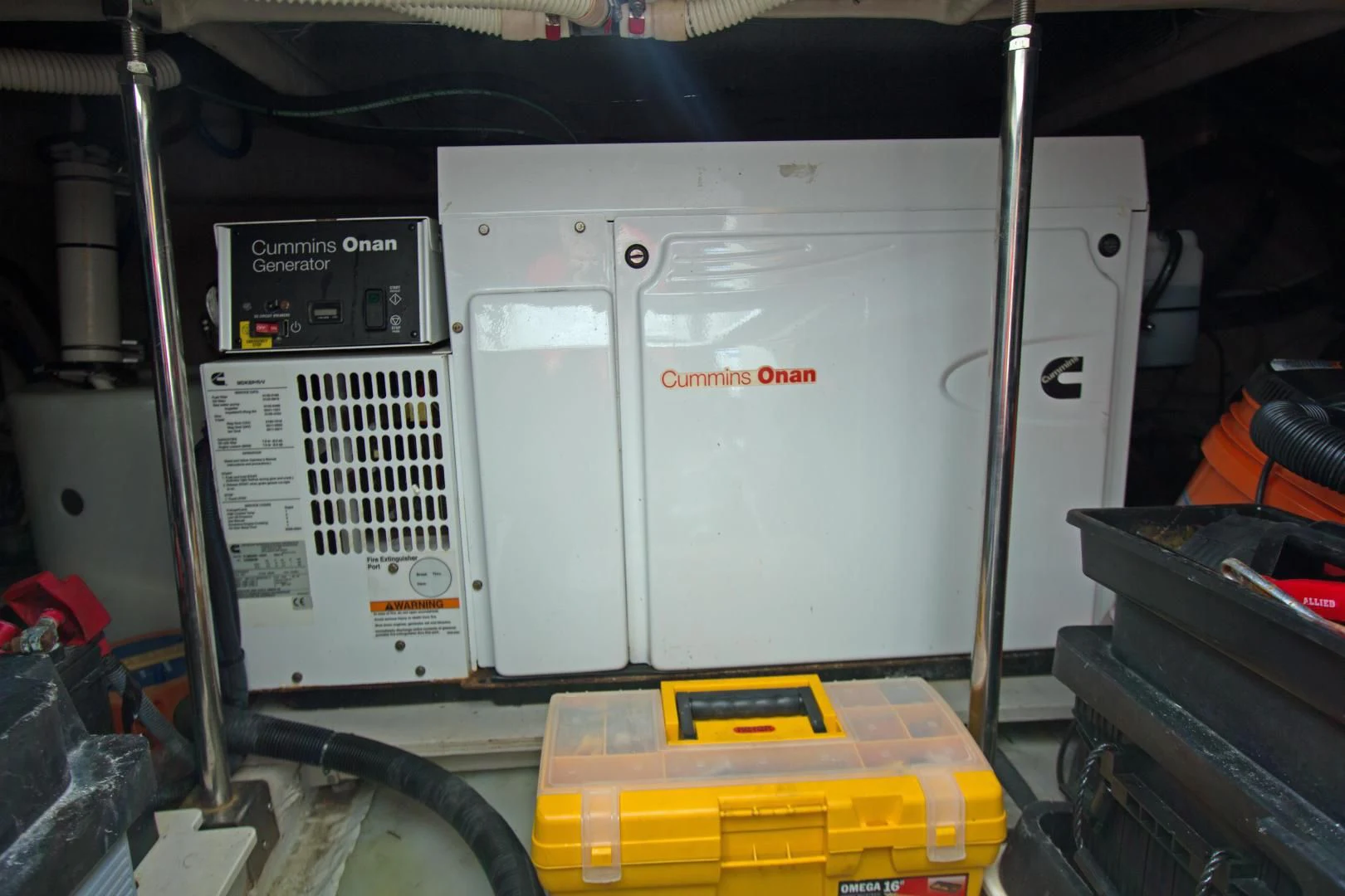 a machine with a box on the side aboard SEA CZAR Yacht for Sale