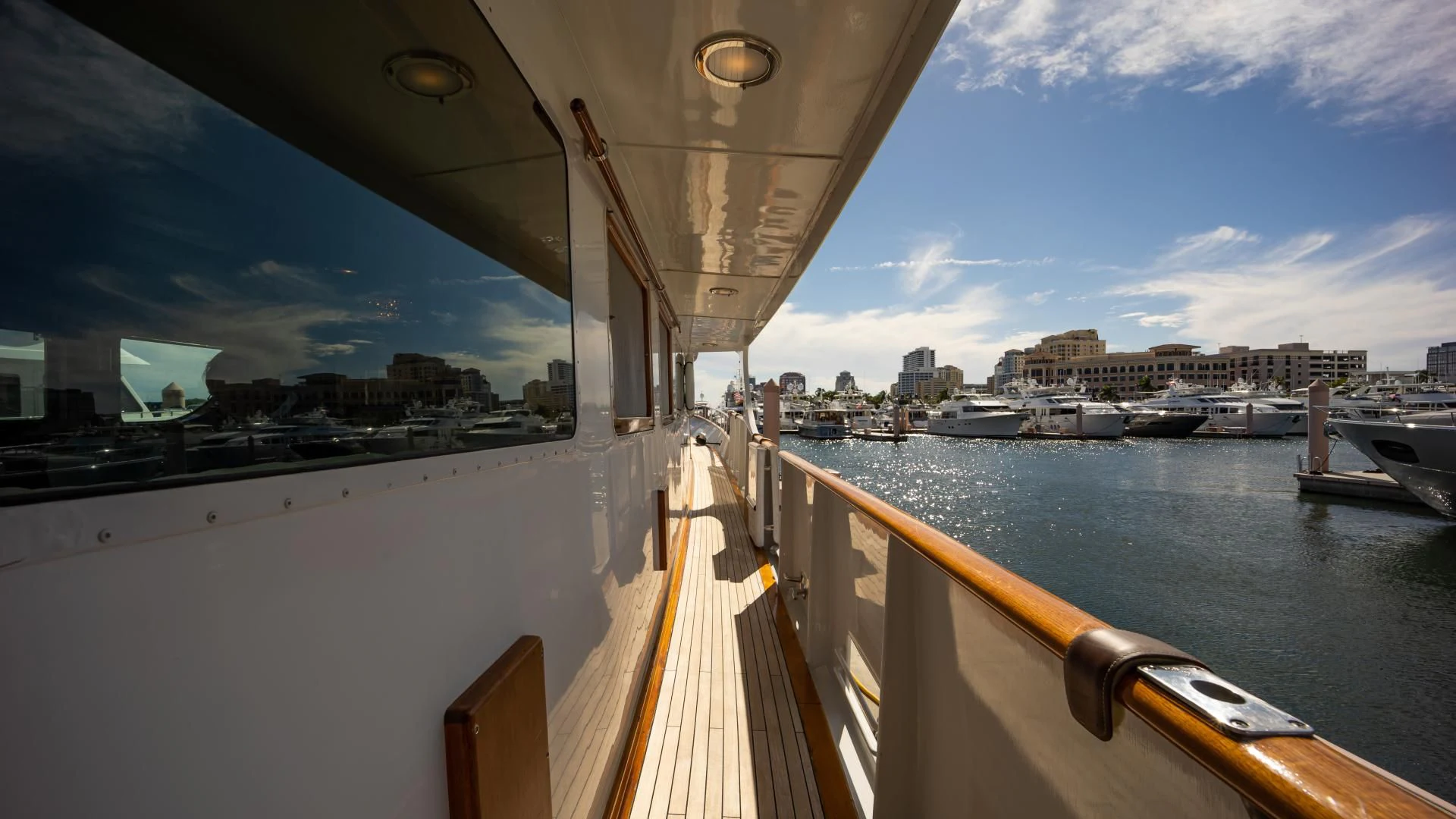 a boat on the water aboard SEA CZAR Yacht for Sale