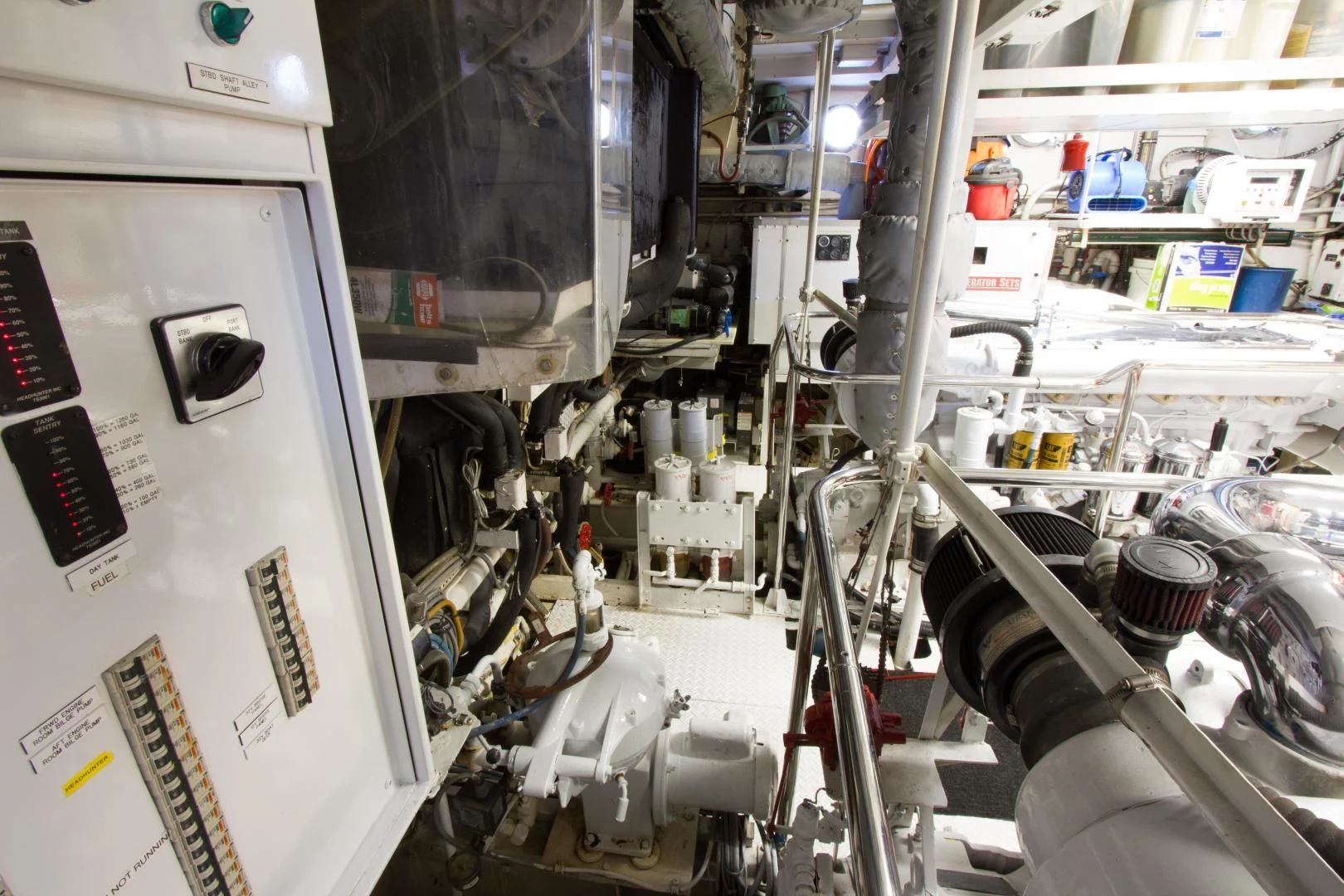 a machine with a machine aboard SEA CZAR Yacht for Sale