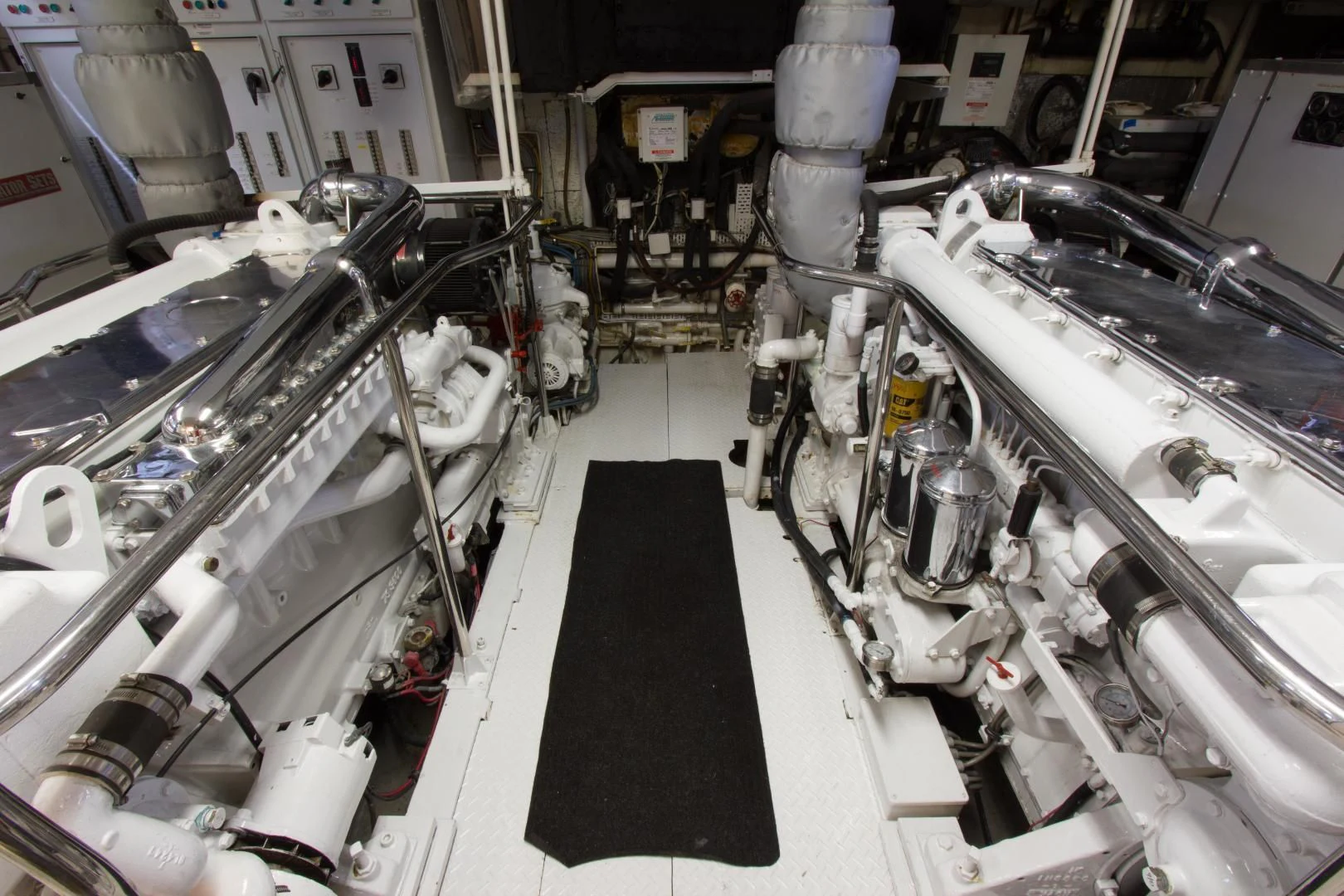 a room with machinery aboard SEA CZAR Yacht for Sale