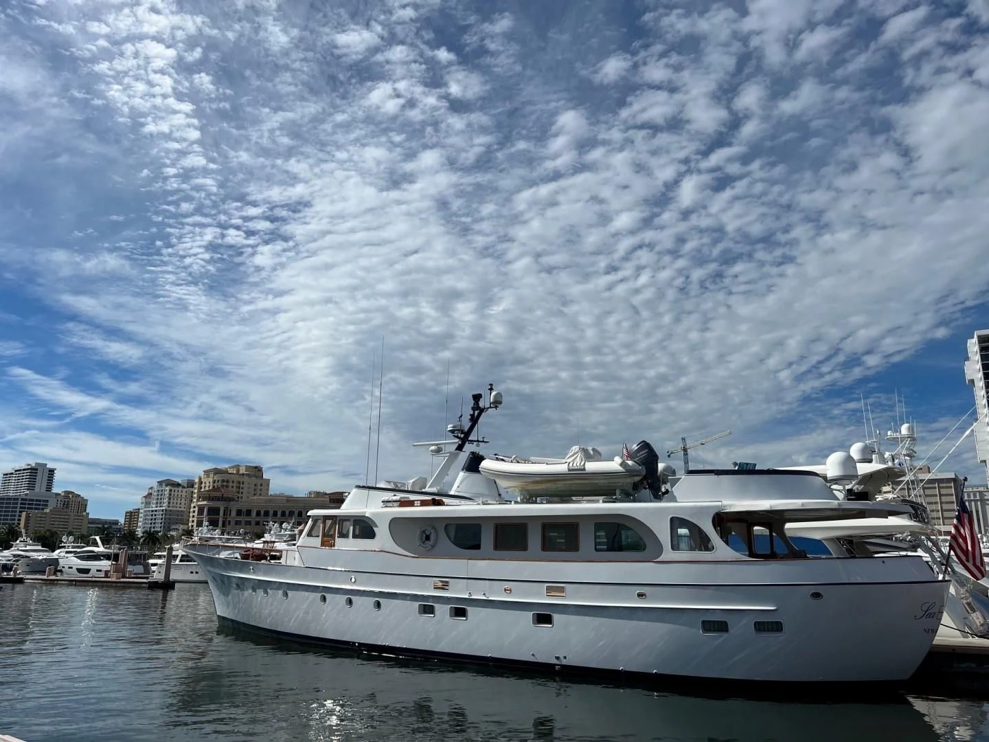 a boat in the water aboard SEA CZAR Yacht for Sale