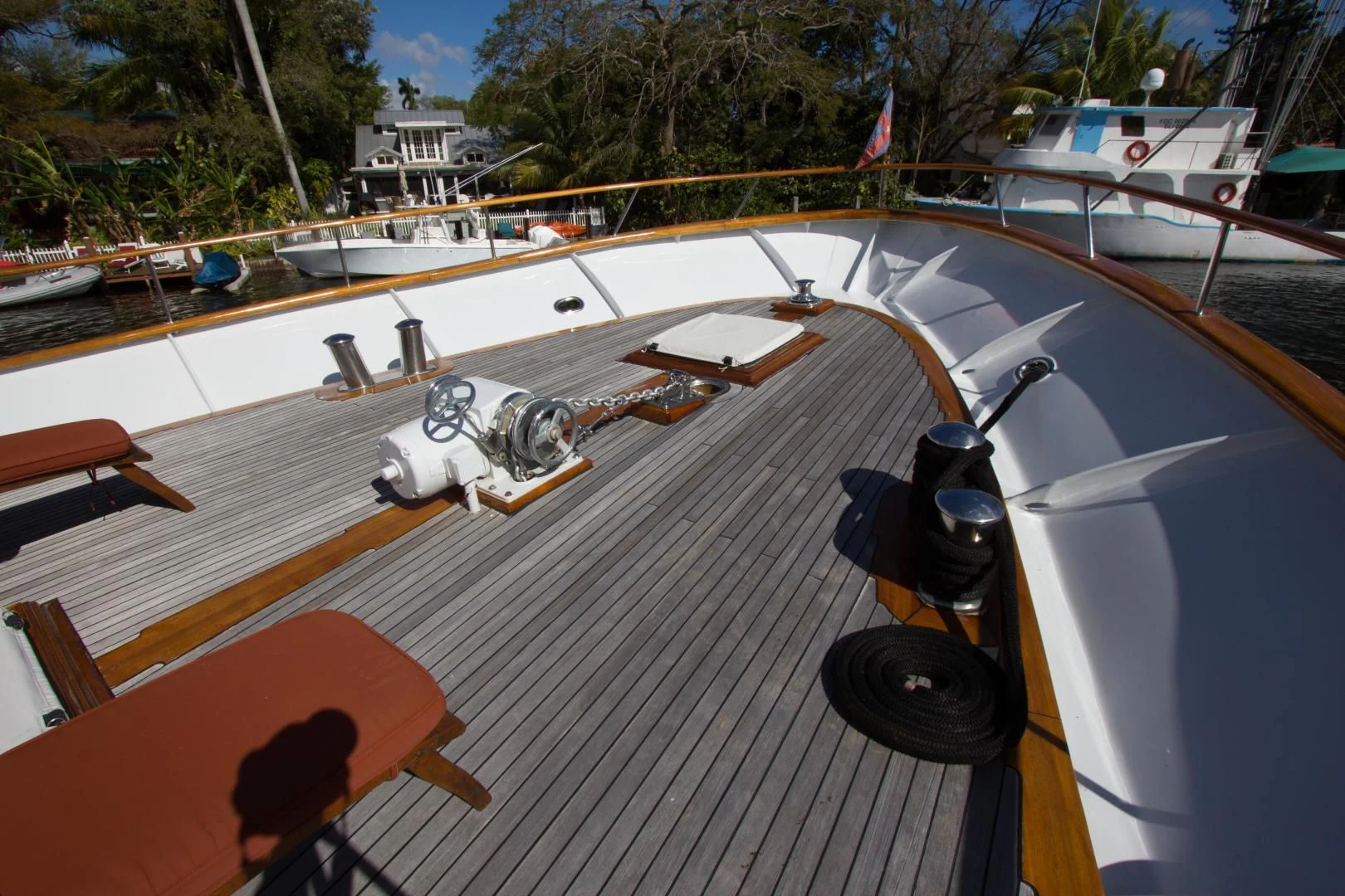 a boat on the water aboard SEA CZAR Yacht for Sale