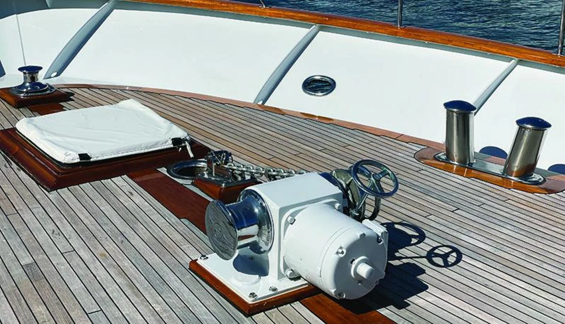 a robot on a boat aboard SEA CZAR Yacht for Sale
