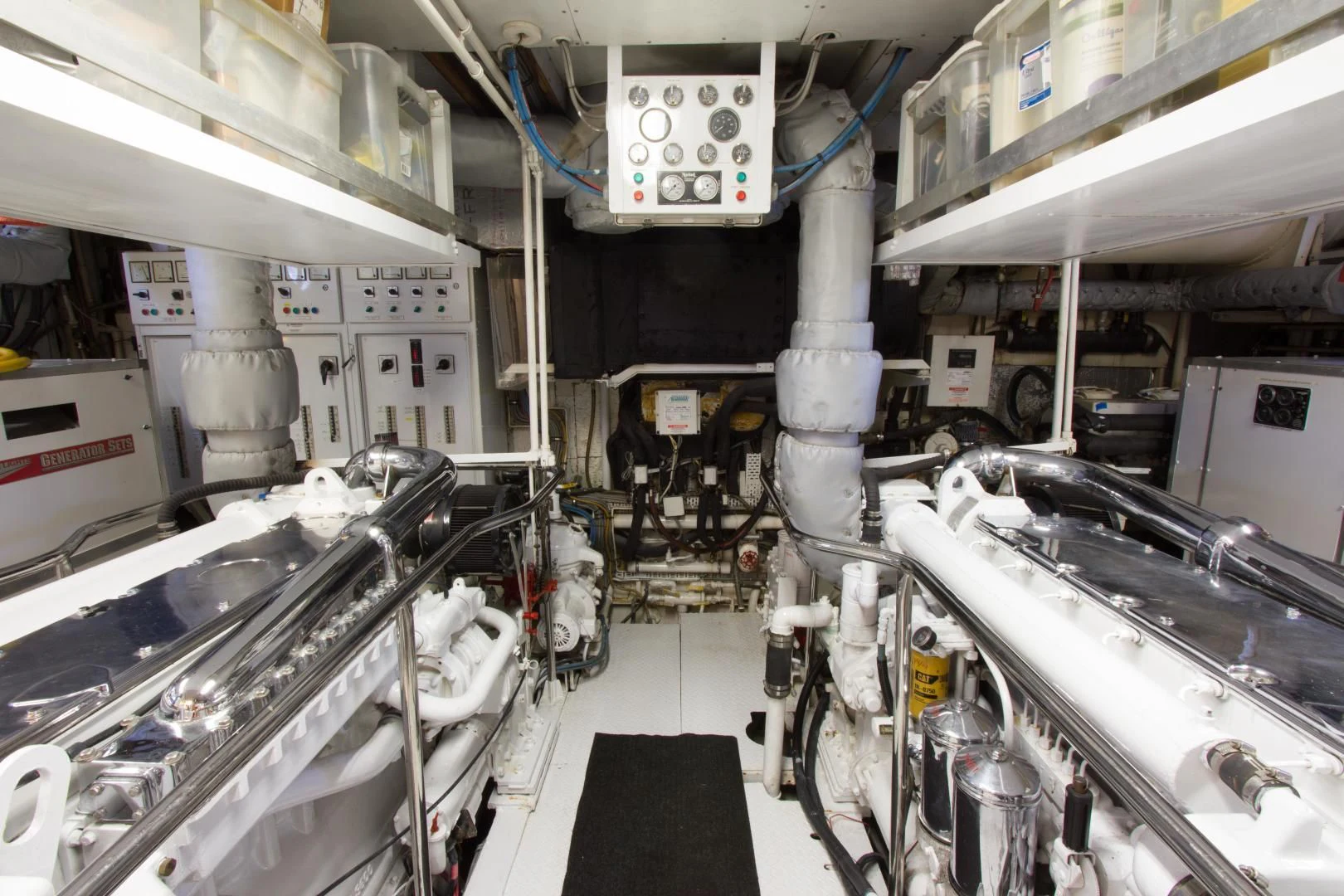 a room with machinery aboard SEA CZAR Yacht for Sale