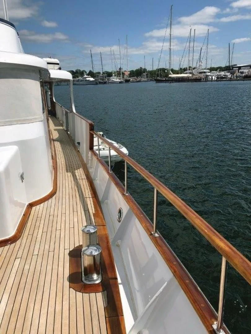 a boat on the water aboard SEA CZAR Yacht for Sale