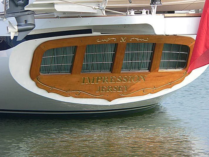 a boat on the water aboard IMPRESSION Yacht for Sale