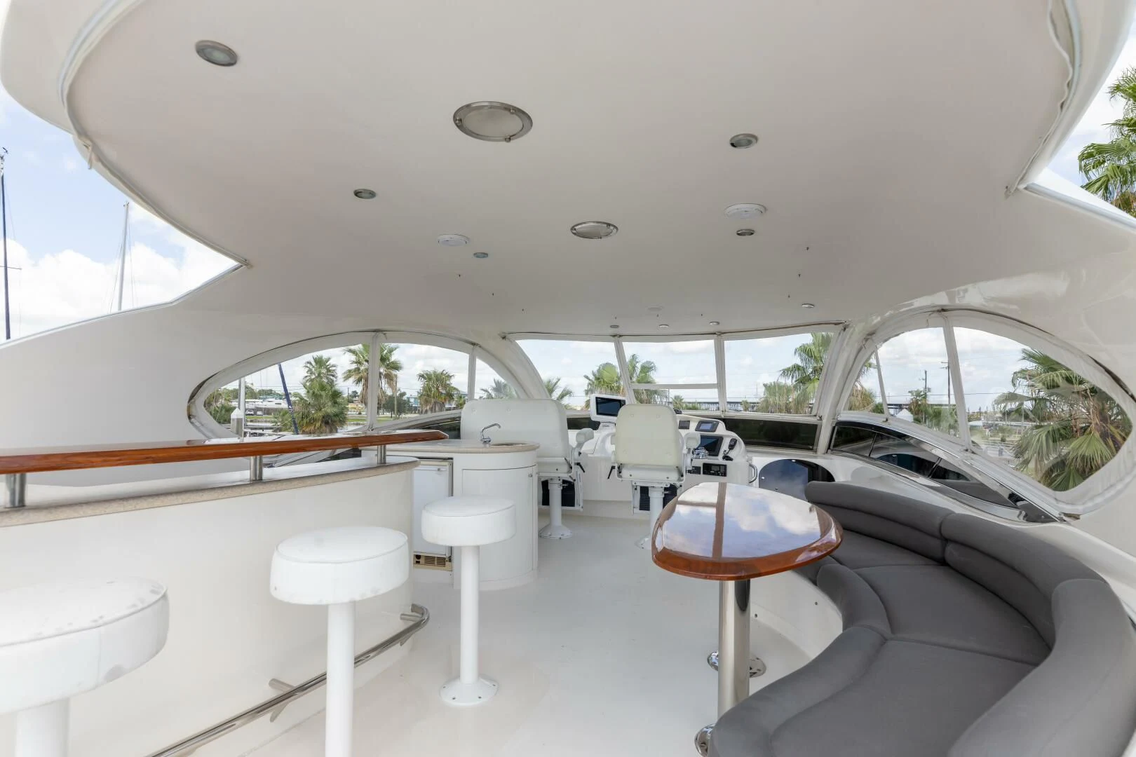 inside of a car aboard KATHLEEN Yacht for Sale