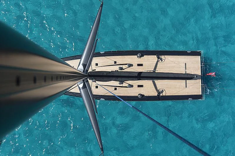a boat in the water aboard V Yacht for Sale