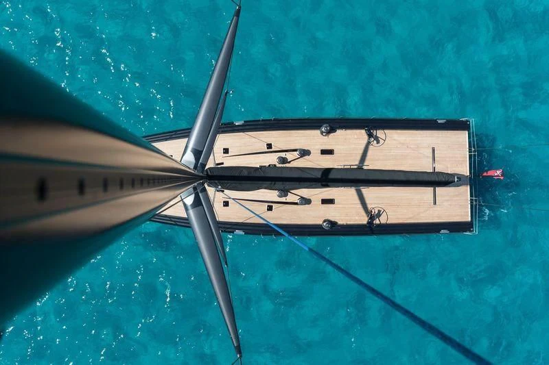 a boat in the water aboard V Yacht for Sale