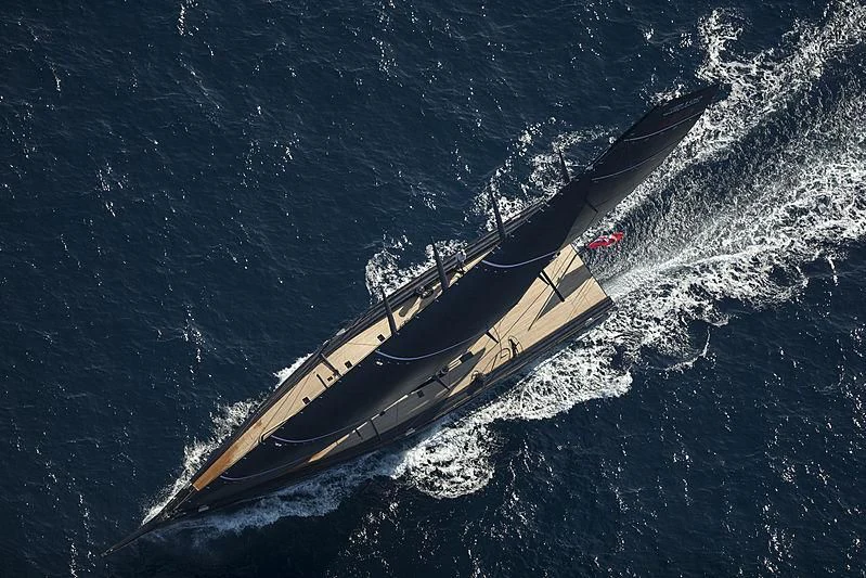 a submarine in the water aboard V Yacht for Sale