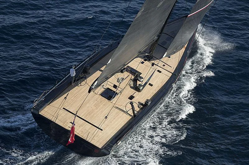 a submarine in the water aboard V Yacht for Sale