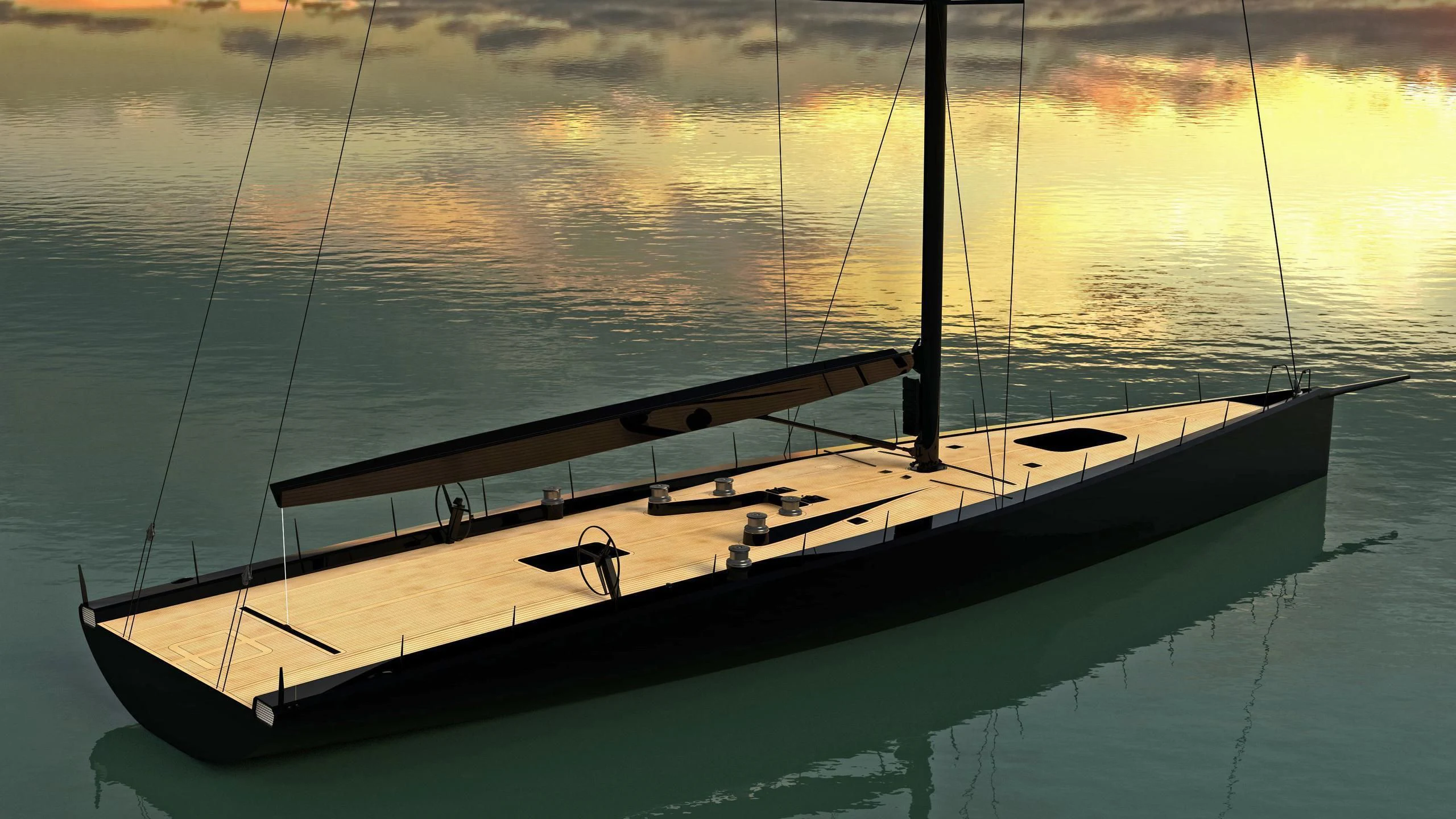 a boat on the water aboard V Yacht for Sale