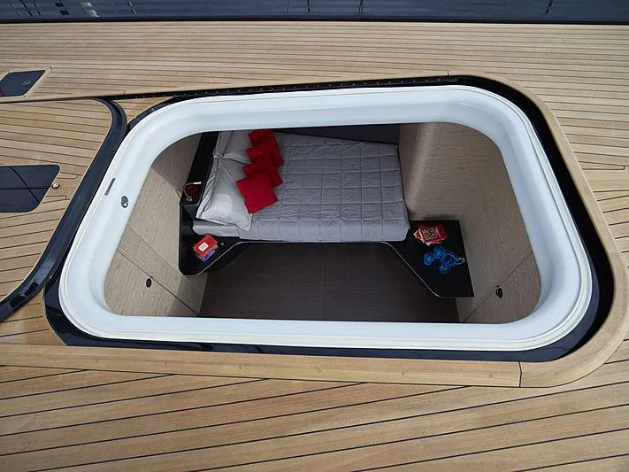 a close-up of a device aboard V Yacht for Sale