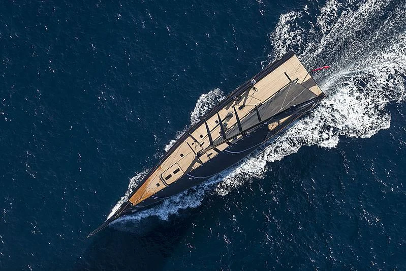 a submarine in the water aboard V Yacht for Sale