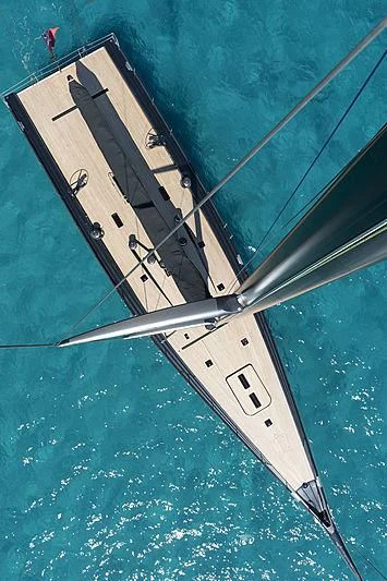 a close-up of a boat aboard V Yacht for Sale