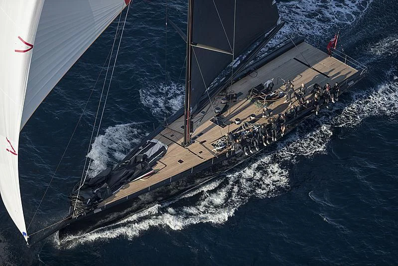 a ship on the water aboard V Yacht for Sale