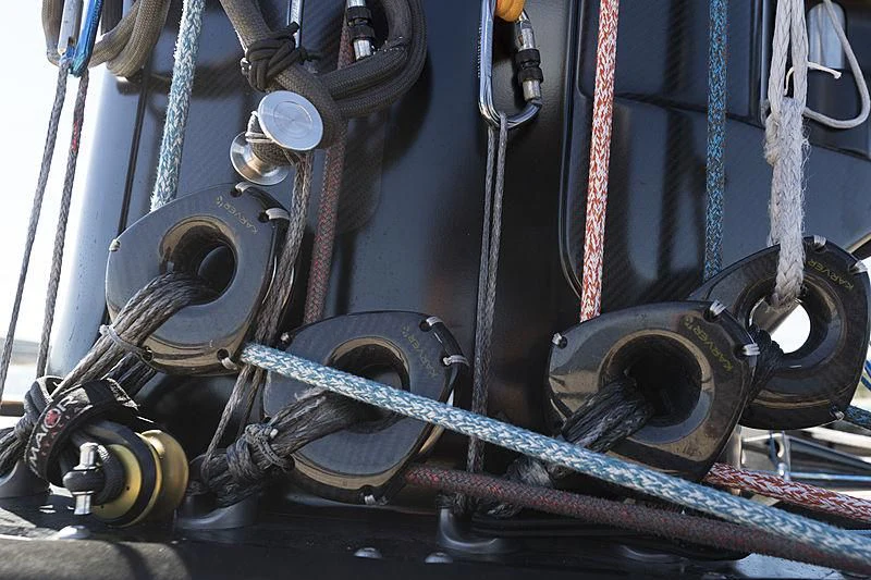 a close-up of a machine aboard V Yacht for Sale