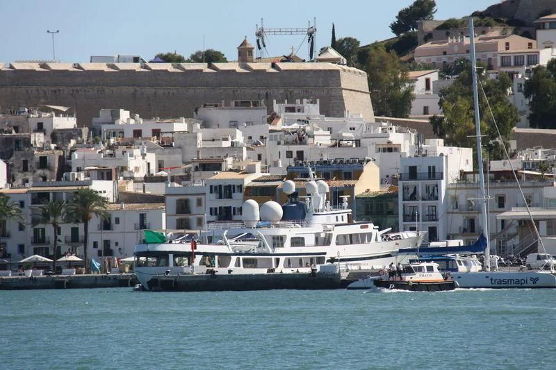 a boat in the water aboard AL DIRIYAH Yacht for Sale