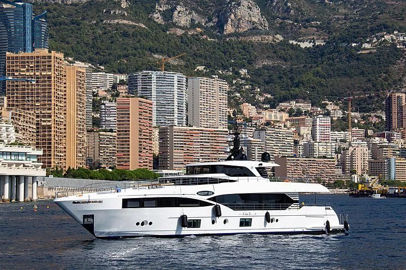 a boat on the water aboard CAROBELLE Yacht for Sale
