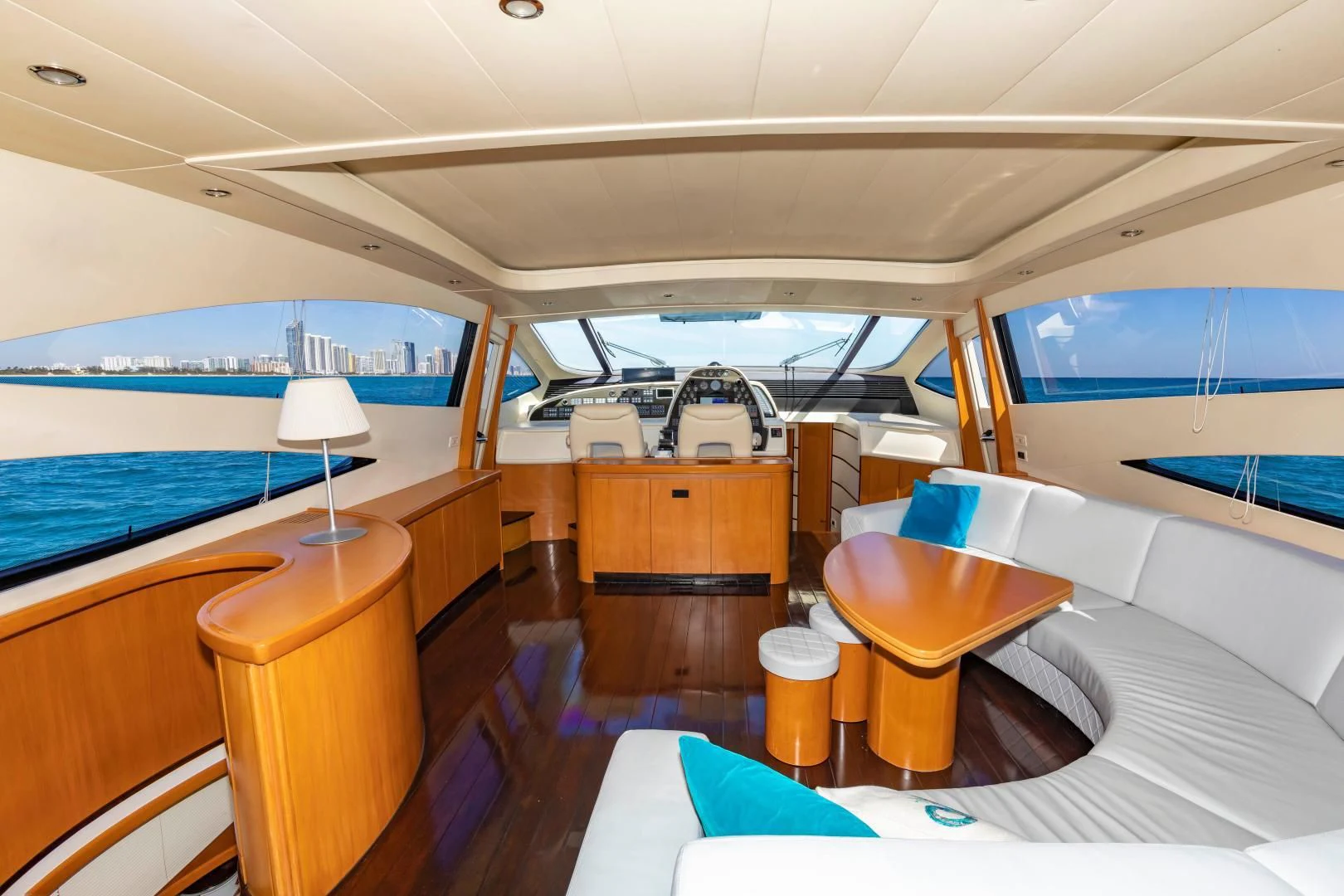 inside of a boat aboard FREE SPIRIT Yacht for Sale