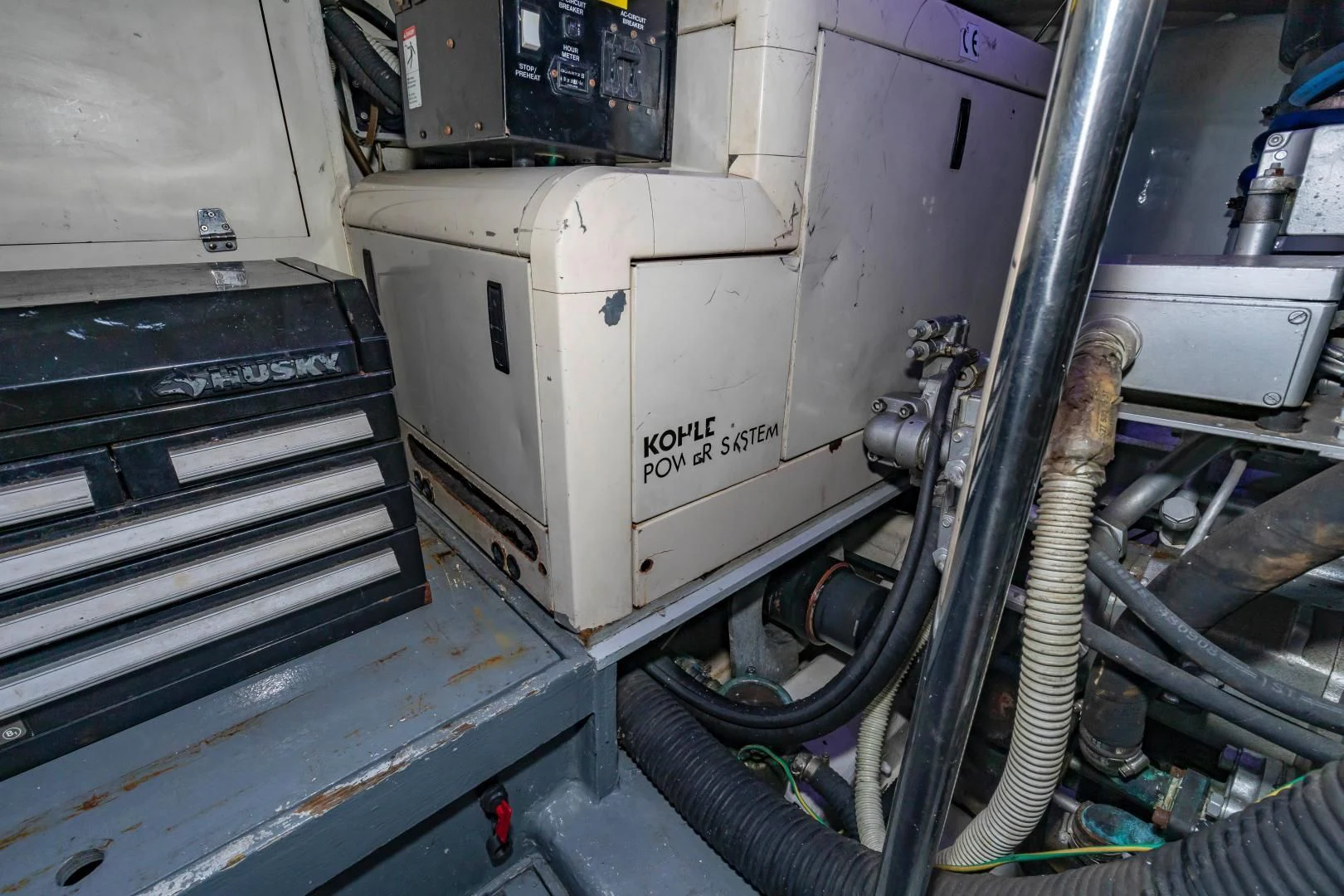 a machine with wires aboard FREE SPIRIT Yacht for Sale