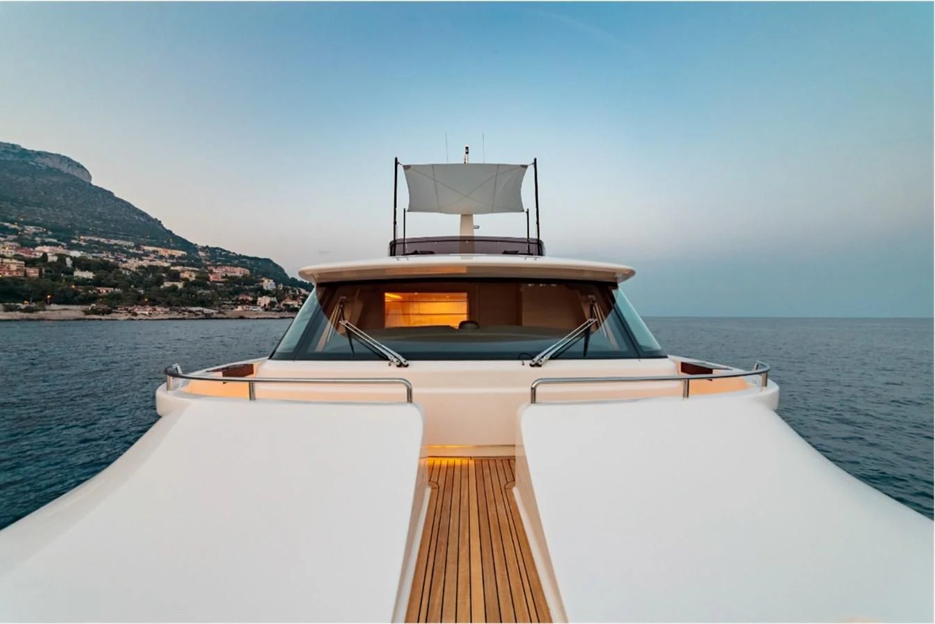 a boat on a body of water aboard SEVEN Yacht for Sale