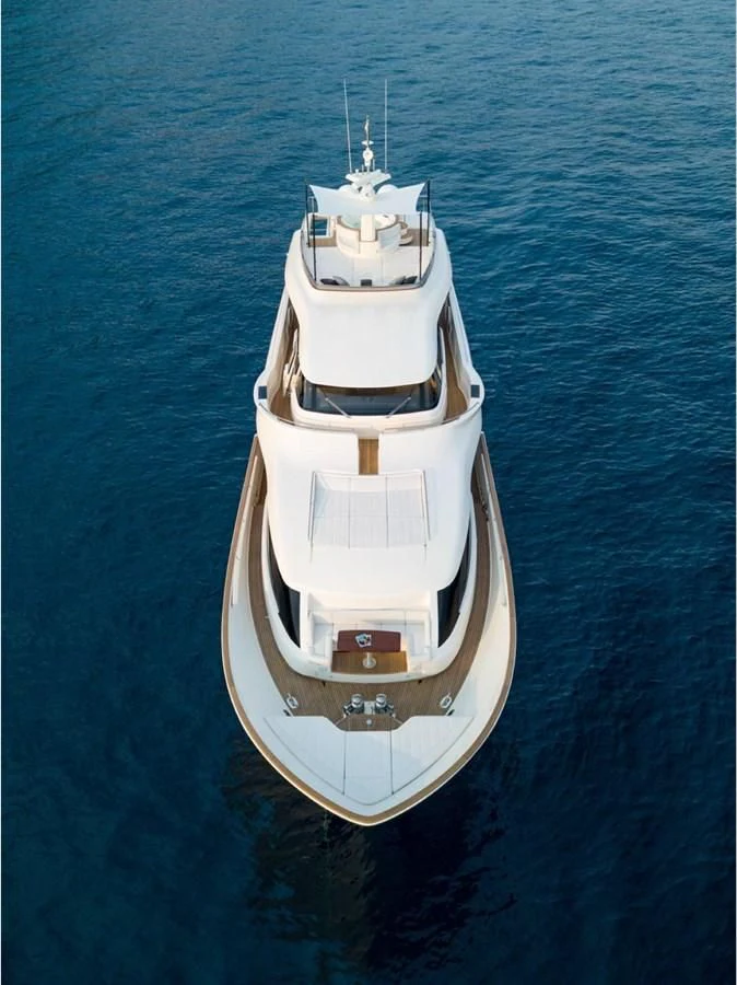 a ship in the water aboard SEVEN Yacht for Sale