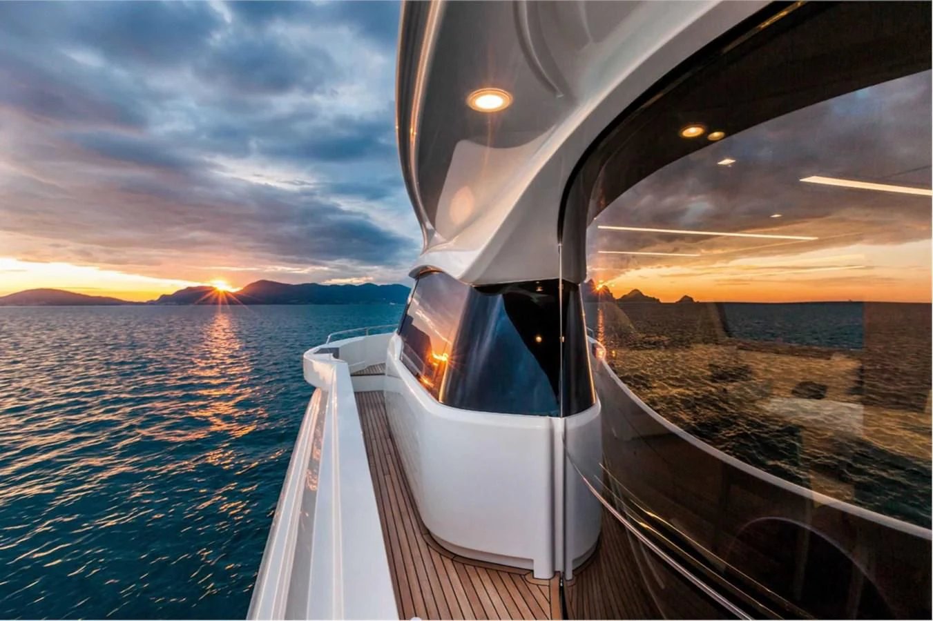 a boat on the water aboard SEVEN Yacht for Sale