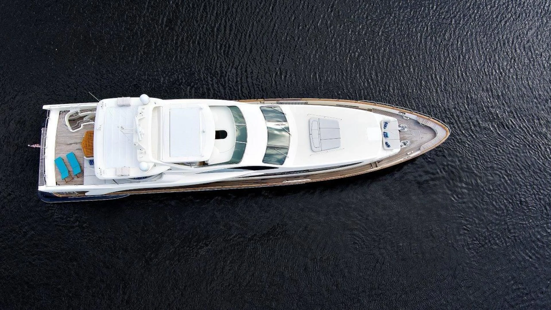 a silver and white bracelet aboard VIVERE Yacht for Sale