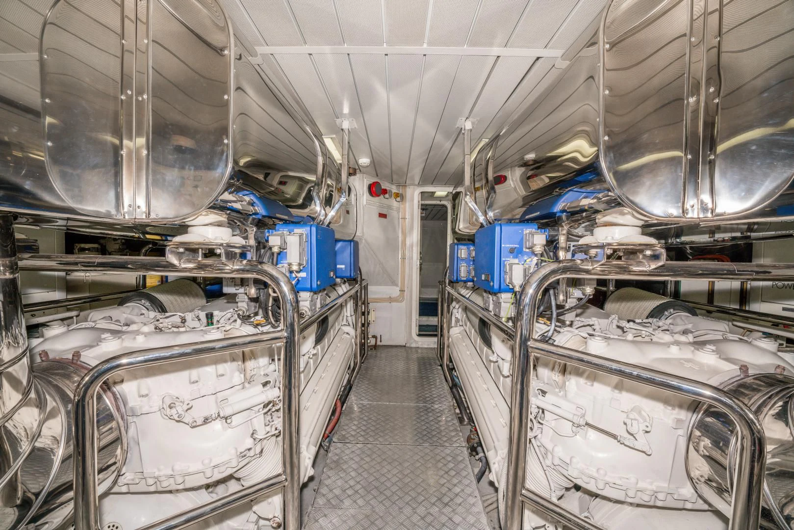 a room with several machines aboard VIVERE Yacht for Sale