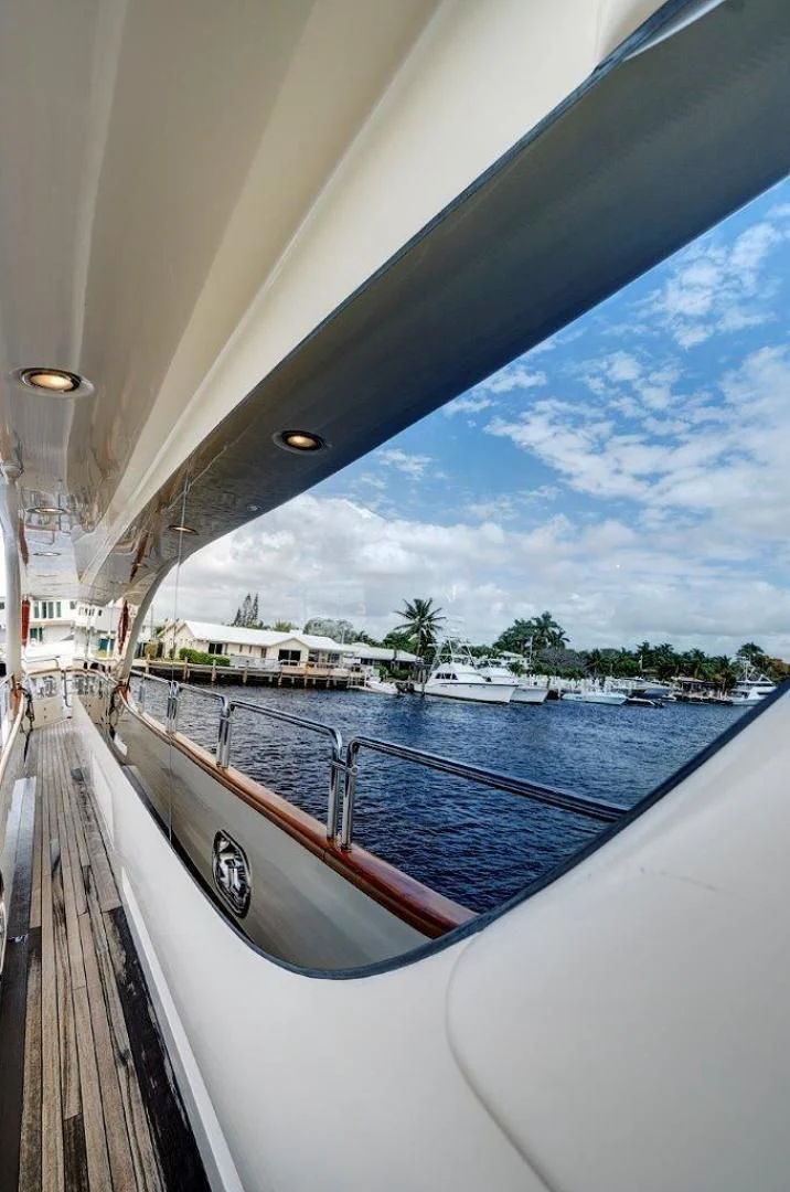 a boat on the water aboard VIVERE Yacht for Sale