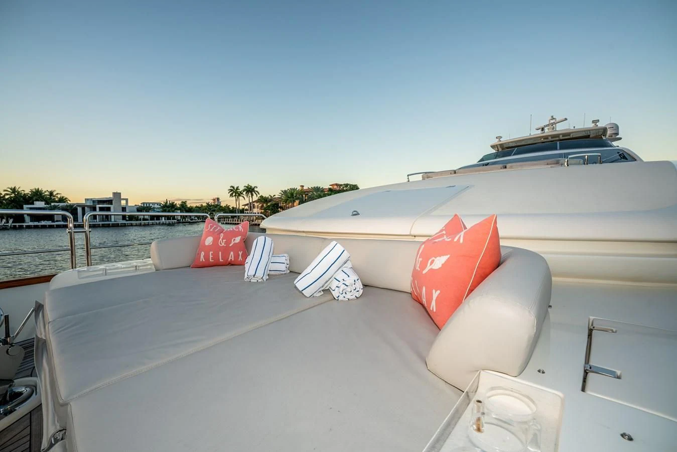 a boat on the water aboard VIVERE Yacht for Sale