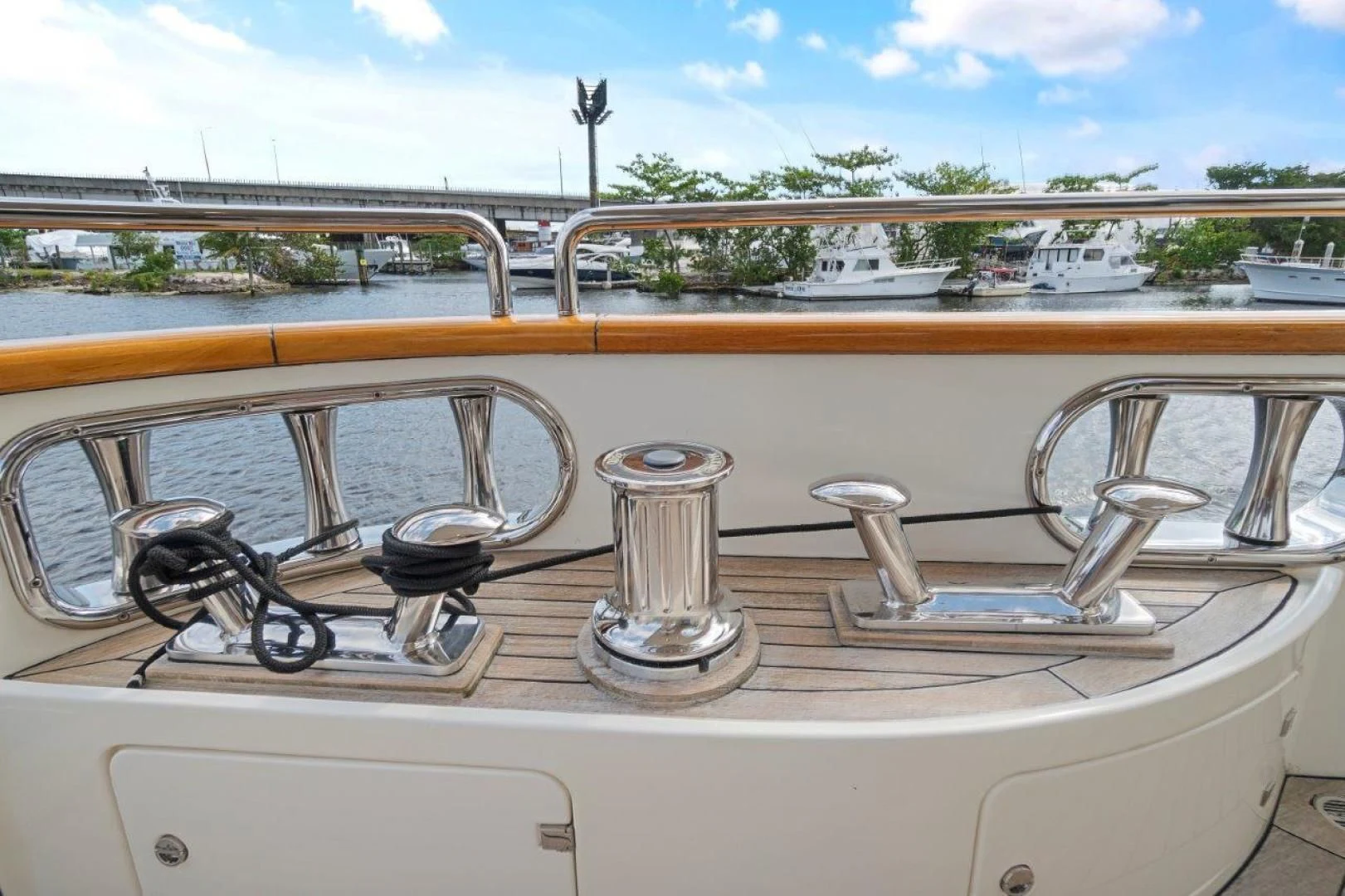 a boat on the water aboard VIVERE Yacht for Sale