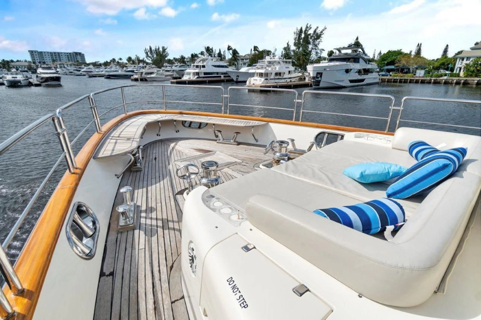 a boat on the water aboard VIVERE Yacht for Sale